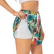 thumbnail image 1 of Balery Colorful Hawaii Palms Pantalones cortos deportivos para mujer con forro y dos bolsillos, elásticos, para entrenamiento, gimnasio, yoga-XX-Large, 1 of 7
