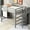 Gray, variant on Built - in Storage Spaces - Full Gray Loft Bed for Bedroom Organization