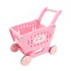 thumbnail image 5 of Carrito de compras para niños, carrito de compras con ruedas lisas, carrito de supermercado de juguete Rosa, 5 of 9