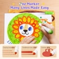 thumbnail image 3 of Jar Melo Washable Markers for Kids Toddlers 24 Colors, Safe Water Based Markers for Age 1-3 4-8,Back to School & Summer Camp Art Supplies, 3 of 10