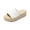White, variant on Women's Sandal Flat Beach Slipper with Stylish Pattern for Daily Leisure and Travel Comfortable Flat Bottom Slides for Summer Women