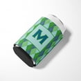 thumbnail image 3 of Letter M Initial Monogram - Blue Argoyle Can or Bottle Beverage Insulator Hugger, 3 of 5