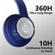 thumbnail image 4 of Auriculares Inalámbricos Bluetooth Sobre el Oído con Luces Luminosas, Sonido Hifi de Reducción de Ruido Del Conductor de 40 Mm para Juegos de Música Y Deportes, 4 of 9