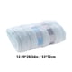 thumbnail image 3 of Toalla de microfibra premium | Toalla deportiva y de baño de secado rápido | Toalla ultraabsorbente para lavado facial y compresas calientes | 33 x 72 cm | Colores amarillo y azul | Multiusos para g, 3 of 5