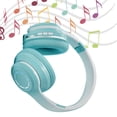 thumbnail image 5 of Auriculares inalámbricos para juegos con conexión gradiente BT5.2, almohadillas suaves para los oídos, luces coloridas, auriculares para juegos para ordenador portátil de escritorio, color verde, 5 of 5