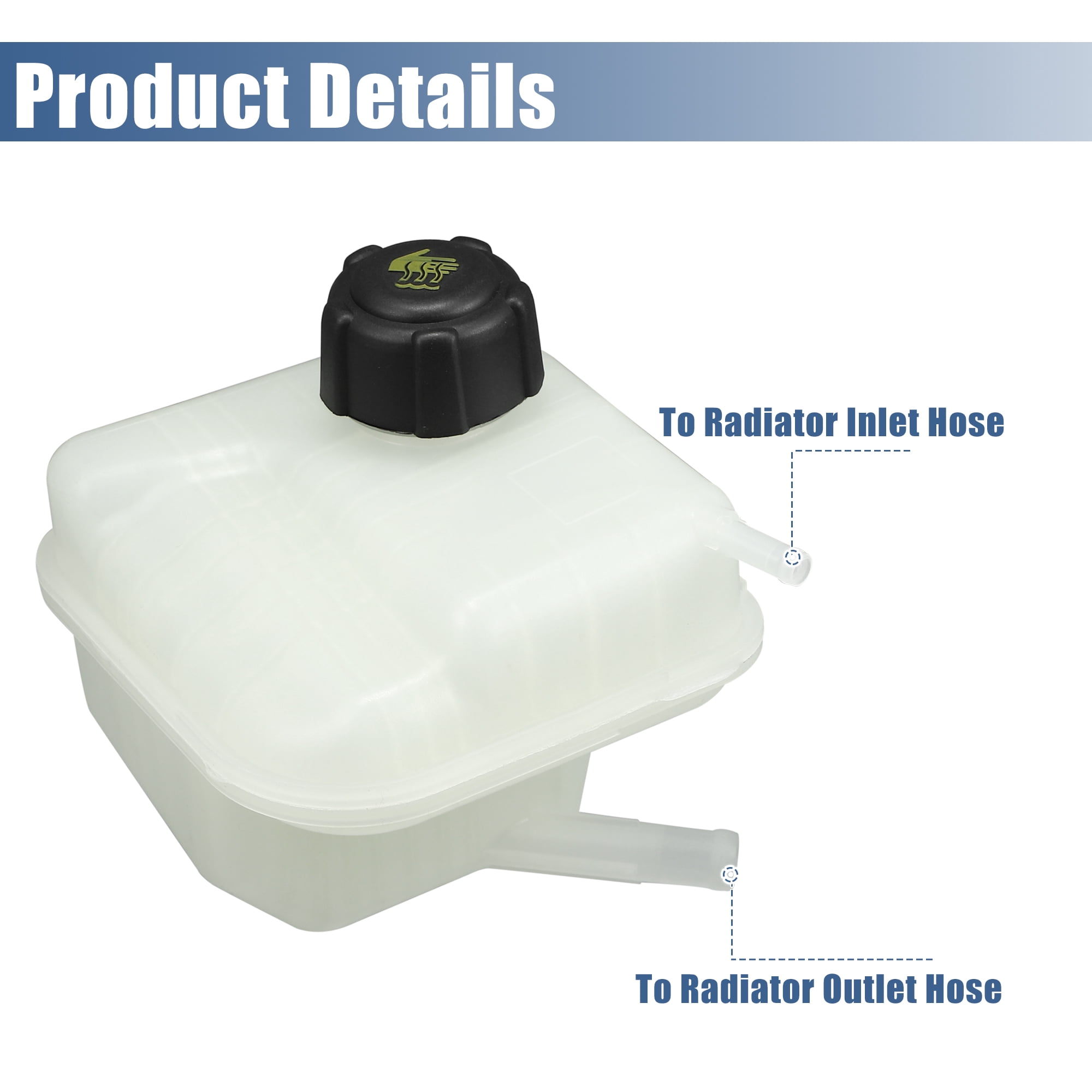 Unique Bargains 21721-JD00B Coolant Reservoir Expansion Tank for Nissan Qashqai Qashqai+2 07-14