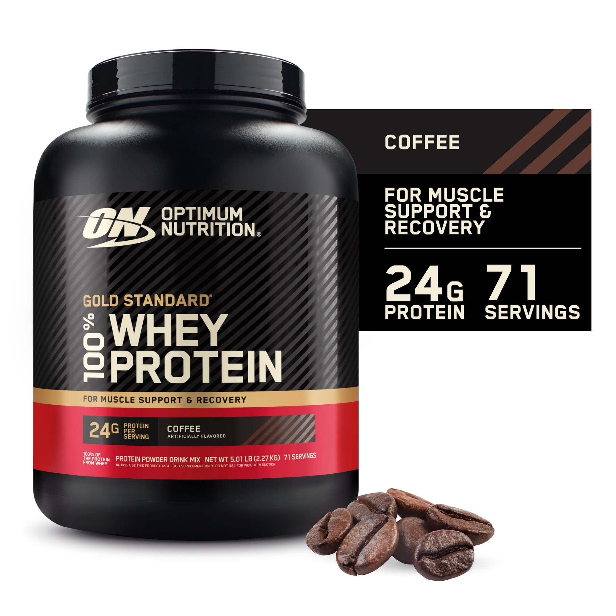 ゴールドスタンダード 100% ホエイ プロテイン コーヒー 5LB 2.27kg 【正規契約販売法人 オフィシャルショップ】