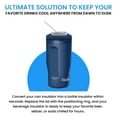 thumbnail image 5 of 4 In 1 Icy Bev Kooler 12 oz Stainless Steel Tumbler, Bottle Insulator & Can Insulator, 5 of 19