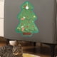 thumbnail image 1 of pstuiky Árbol de Navidad vertical para pegar en la pared, rascador de sisal para gatos, juguetes navideños para gatos, 1 of 6