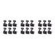 thumbnail image 2 of Wosthever Clavijas de afinación de guitarra de electrónica, 6 piezas, afinadores, perillas, reparación de instrumentos de cuerda, piezas de 6 Links 3piezas Wosthever CBP232488, 2 of 6