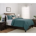 thumbnail image 3 of Chanasya Duvet Cover Twin Set Ultra Soft Solid 2-Piece Bedding - Luxurious Silky Soft Brushed Microfiber Comforter Cover Combo- Zipper Closure (1 Duvet Cover & 1 Pillow Sham) Teal - Twin, 3 of 3