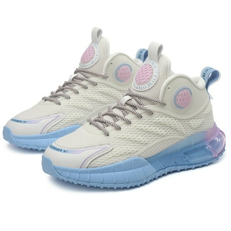 

Men s White Lace Sneakers Waterproof And Shock-absorbing Anti-skid Sports Suitable For Outdoor Running