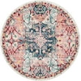 thumbnail image 2 of Rugs.com Charleston Collection Rug – 5 Ft Round Pink Low-Pile Rug Perfect For Kitchens, Dining Rooms, 2 of 9