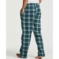 thumbnail image 3 of Real Essentials 3 Pack: Mens Fleece Plaid Pajama Pants - Lounge Pajama Bottoms(Available in Big & Tall), 3 of 6