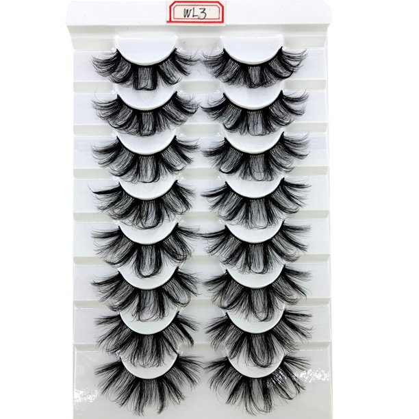 4/7 pares de pestañas de visón 3d de 25 mm, imitación a granel con caja personalizada, paquete de pestañas de visón naturales tenues, pestañas postizas naturales cortas al por mayor Tan Jianjun unisex