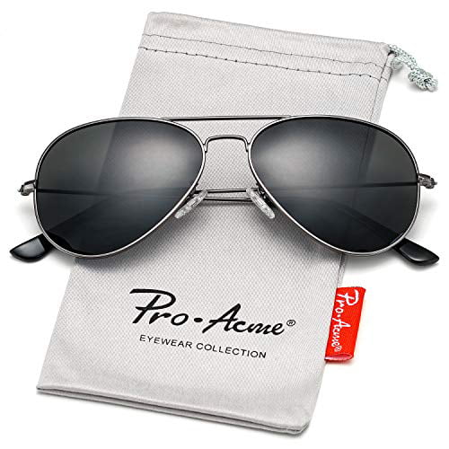 Retro Polarized UV Glasses Pro Acme Oversized Aviator Sunglasses Women Men Premium Metal Frame HD Lens Restore Real Color 
