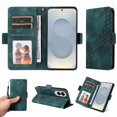 thumbnail image 1 of Funda GANGXUN para Samsung Galaxy S25 Edge con diseño acolchado elegante, cuero PU, protección total y ajuste preciso, 1 of 5