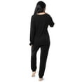 thumbnail image 3 of Fruit of The Loom Women's Boyfriend Top & Jogger Pajama Sleep Set, Sizes S-4X, 3 of 10