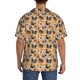 thumbnail image 3 of Fotbe Cute Dogs Head Camisa Estampada de Manga Corta para Hombre, Casual de Verano, Estilo Playero, Sin Arrugas-Medium, 3 of 5