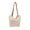 White, variant on Luxtrada Crochet Beach Bags for Women Summer Beach Tote Bag Soft Woven Purses Shoulder Bag for Vacation (Khaki)