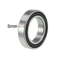 thumbnail image 3 of 6802-2RS Deep Groove Ball Bearings 15mmx24mmx5mm Double Sealed Chrome Steel P6 4pcs, 3 of 4