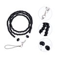thumbnail image 4 of MasteelfCA 3 Pcs Beaded Phone Straps Protective Neck Pendants Decorative Lanyards (Black), 4 of 8