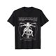 thumbnail image 1 of Men'S Casual Crew Neck T-Shirt with Futuristic Alien & Symbols Graphic, Knitted Medium Stretch Fabric, Regular Fit - Black Short Sleeve Tee with Geometric Patterns, 1 of 6