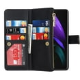 thumbnail image 4 of for Samsung Galaxy Z Fold 2 Crossbody Wallet Case with Card Holder,Stand Kickstand,Lanyard Strap,Magnetic Closure,RFID Blocking Flip Leather Wallet Casas for Women Ladies - Black, 4 of 8
