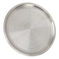 thumbnail image 3 of Plateau de Service Rond en Acier Inoxydable 16 Pouces Plateau de Service pour Maison et Restaurant, Plateau pour Camping, Collations et Repas, 3 of 7