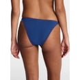thumbnail image 3 of Kacey Lee Women's and Women's Plus Low Rise High Leg Cheeky Bikini Bottoms, Sizes XS-3X, 3 of 5
