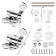 thumbnail image 5 of Toilet Seat Hinge 1Pair Replacement Stainless Steel Hinges for All Toilet Seat Cover Lid Soft Close Toilet Seat Fittings, 5 of 5