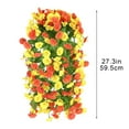 thumbnail image 3 of YiJuHui 2pcs Simulated Rose Artificial Flower Wall Decor Hanging Basket with 12 Vines for Living Room Bedroom Patio Balcony Home Garden Decoration, 3 of 6