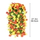 thumbnail image 3 of Cesta colgante de rosas artificiales para decoración de pared | Varilla de 85 cm con 12 enredaderas de flores artificiales | Plantas de plástico para envolver en la sala de estar, el techo y la, 3 of 6