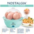thumbnail image 3 of Retro Premium 7-Egg Capacity Electric Egg Cooker, Aqua, 3 of 7