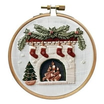5.9" Christmas Embroidery Kit DIY Handmade, Embroidery Kit, Embroidery Kit For Beginners