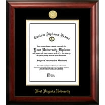 West Virginia University 11w x 14h Gold Embossed Diploma Frame