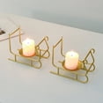 thumbnail image 4 of Candelabro vintage de hierro negro, candelabro cónico, decoración de escritorio para el hogar, bodas, cenas, fiestas y aniversarios., 4 of 6