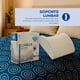 thumbnail image 4 of Almohada Lumbar Support Spring Air para Soporte de Espalda Baja y Media - Ideal para Silla de Oficina/Coche - Color Blanco, 4 of 5