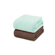 thumbnail image 1 of Toallas de Baño Completo Grande 70 × 140 cm 2 Piezas, Marrón y verde, 1 of 5