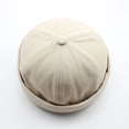 thumbnail image 2 of Clearance! Fdelink Men Women Hat Cap Casual Docker Sailor Mechanic Brimless Solid Color, Fashion Hat (White), 2 of 4