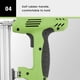 thumbnail image 4 of Clavadoras eléctricas para enmarcar, punta anti-marcas para proteger las piezas de trabajo de marcas, ajuste de profundidad sin herramientas que garantiza un acabado profesional, agarre cómodo para, 4 of 5