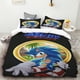 thumbnail image 5 of Funda nórdica 3D Exquisito fondo de pantalla de Sonic Anime Impresión digital Edredón Juego de cama Decoración de dormitorio Regalo para jóvenes Niños Niñas Niños, 5 of 5