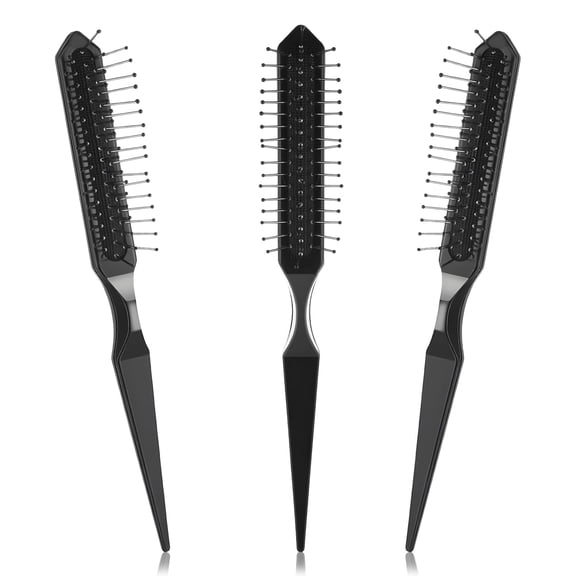 for 3 Row Wig Brush Comb Set, 3 Pcs Comb Professional Hair Extension Brush Metal Combs Wig Wire Detangling Brushes for Human Wigs and Synthetic Extension