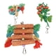 thumbnail image 5 of Juguete para masticar loros, juguete para masticar maíz para loros, juguete colgante para escalar pájaros, juguetes para loros, construcción robusta, 5 of 8