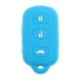 thumbnail image 2 of llave del coche de silicona 3 + 1 botones funda protectora para azul claro, 2 of 8