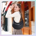 thumbnail image 2 of Bolso de mano Keyli de piel impermeable para mujer, color negro, 2 of 6