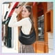 thumbnail image 2 of Bolso de mano Keyli de piel impermeable para mujer, color negro, 2 of 6