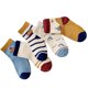 thumbnail image 3 of 5 pares de calcetines de tubo medio para niños con bonito patrón de dibujos animados, calcetines de tubo de algodón súper suaves y cálidos transpirables para niños y niñas XL, 3 of 5