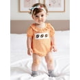 thumbnail image 3 of BemeyourBBs Baby Girl Plaid Romper Round Neck Short Sleeve Bubble Ruffle Jumpsuit, 3 of 9