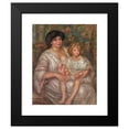 thumbnail image 2 of Pierre-Auguste Renoir 15x18 Black Modern Framed Museum Art Print Titled - Mother and Child (Mother and Child) (1910), 2 of 5
